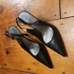 Guess slingback leather heels